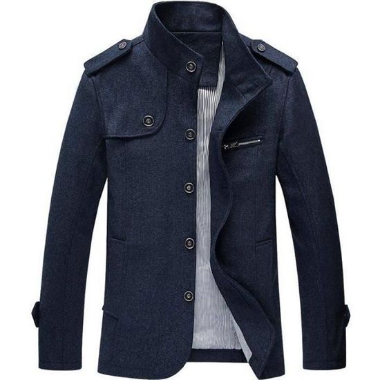 Veste Homme Imperméable Coupe-vent – Polyvalente Pour Rando, VTT, Ville (style Militaire, Nombreuses Poches) - 12