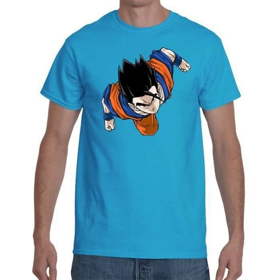 T-shirt Dragon Ball Z Rétro Neuf - San Goku, Végéta, Toutes Tailles