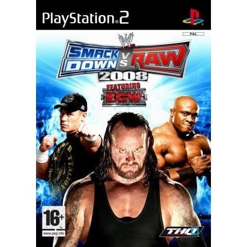 Smack Down Vs Raw 2008 / Jeu Console PS2 -