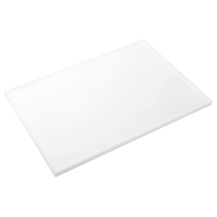 Plaque de découpe en polyéthylène blanc p500