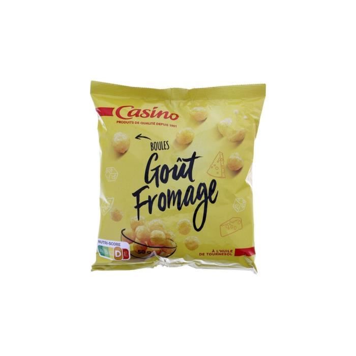 CASINO Boules Goût Fromage - 50G