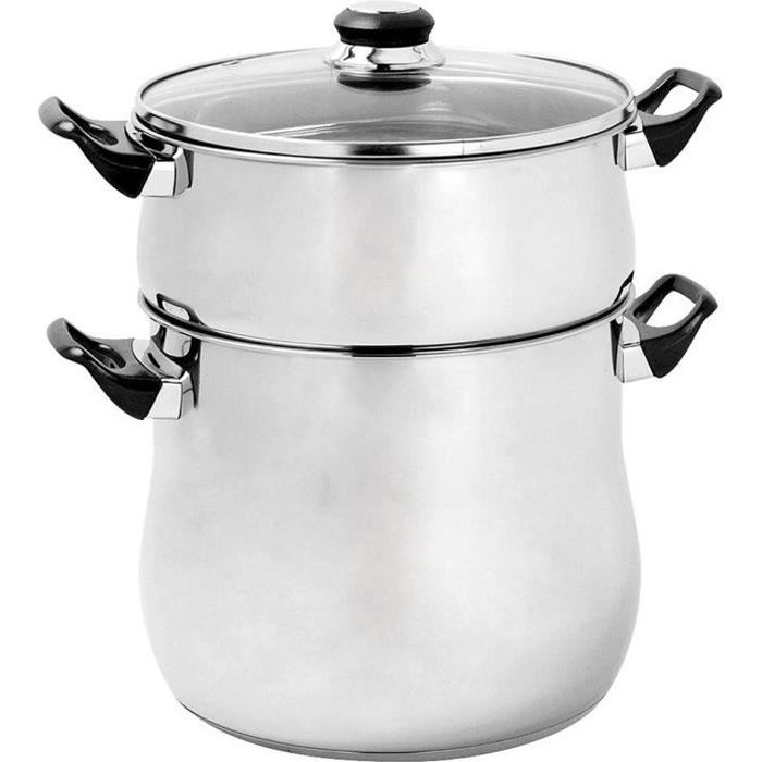CREALYS 504940 couscoussier inox 12l induction