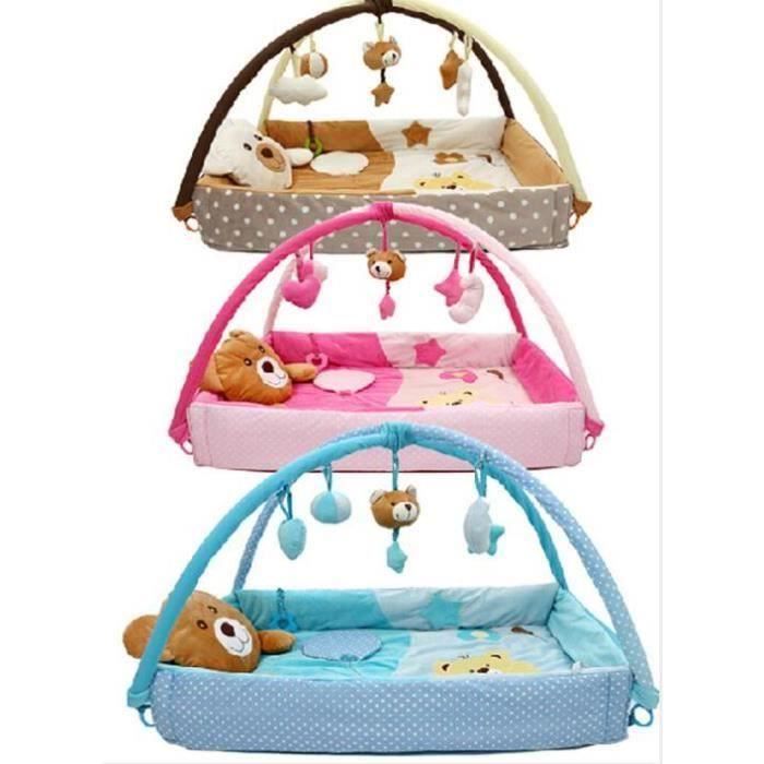 Tapis d'Éveil Enfant Tapis Éveil Tapis De Jeu Evolutif Multifonction BLEU