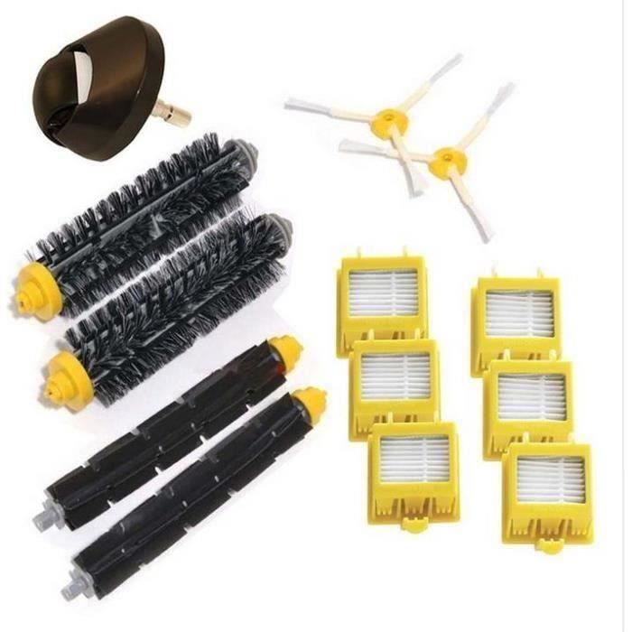 Pack 13 remplacement kit volaex + tracteur brosse + Hepa filtre + Brosse Latérale kit Pour iRobot Roomba série 700(760 770 780 790)