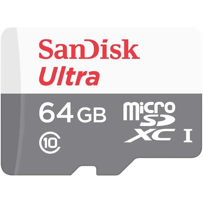 CARTE MEMOIRE SanDisk SDSQUNS-064G-GN3MN Carte micro SD Classe 10 64 Go35