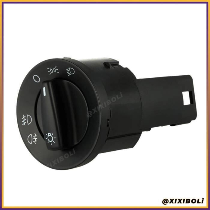Phares et optiques,Interrupteur de commande de phare de voiture pour VW AL Transporter T5 Polo Bora Golf MK4 Lupo coccinelle Passat