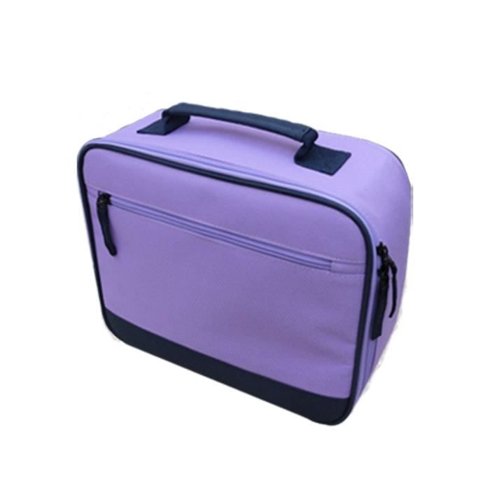 Etui appareil photo,Sac de rangement pour imprimante Photo,sacoche de protection pour Canon SELPHY CP1300 - Type Violet
