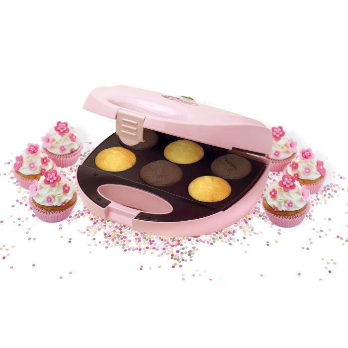 Appareil à cupcakes rose 750 W Bestron DCM8162