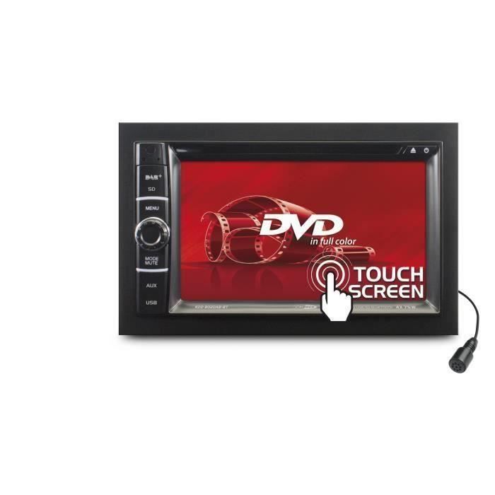 SHOT CASE - CALIBER Autoradio RDD802DAB-BT - 2 din DAB et BT