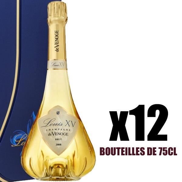 X12 Louis XIV Extra Brut Millésimé 2008 75 cl De Venoge AOC Champagne