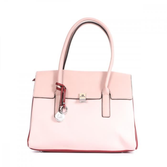 Sac À Main Rose/Bordeaux Femme Georges Rech Hema