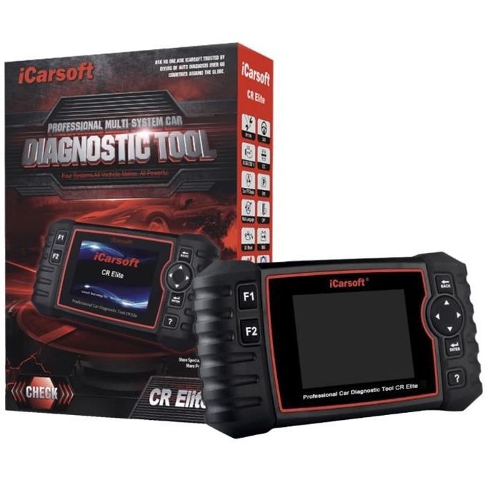 iCarsoft CR Elite - Valise Diagnostic Auto Multimarques Pro - Diagnostique
