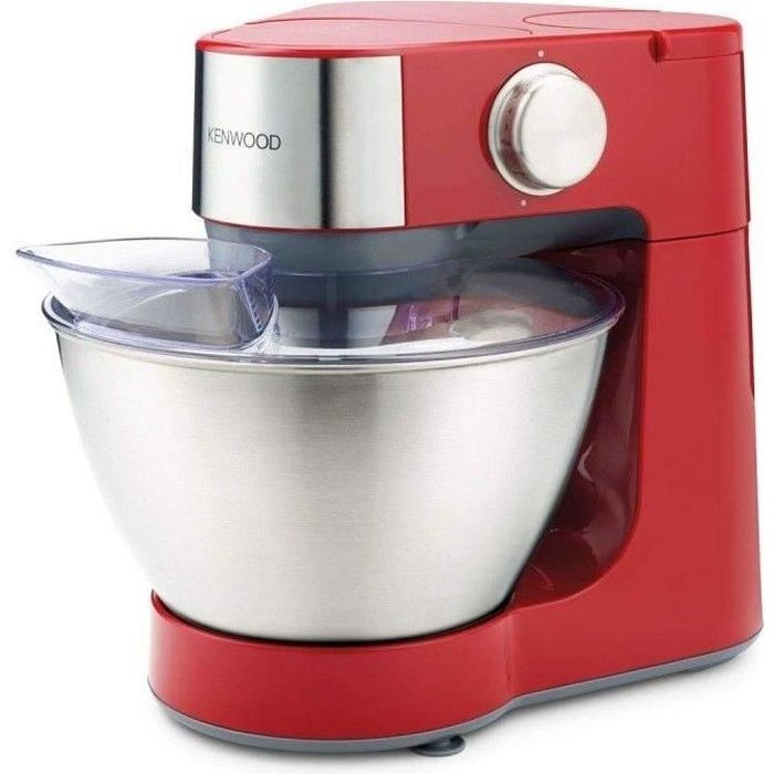 KENWOOD KM280RD Robot multifonctions Kenwood Prospero - Bol acier inoxydable 4.3L - Contrôle de vitesse variable - K-Batteur - Rouge
