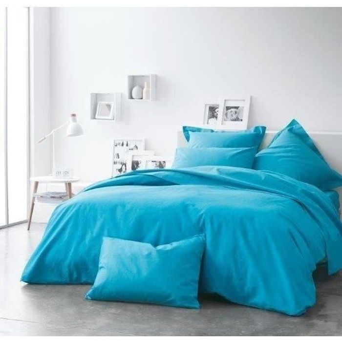 TODAY housse de couette 100% coton - 220x240 cm - Mer du sud TODAY