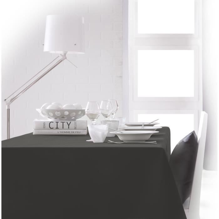 TODAY Nappe rectangulaire 150x250 cm - Gris canon de fusil
