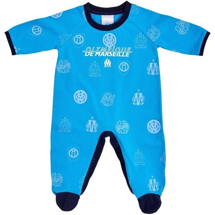 Grenouillère bébé garçon OM - Collection officielle Olympique de Marseille