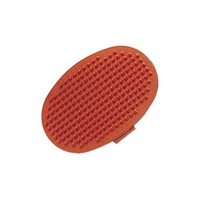 NOBBY COMFORT LINE BROSSE EN CAOUTCHOUC OVALE POUR CHIEN COULEUR ASSORTI 13,5 X 9 X 3 CM