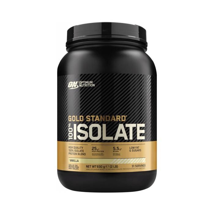100% Whey Gold Iso 2.05lbs Vanille Optimum Nutrition Proteine