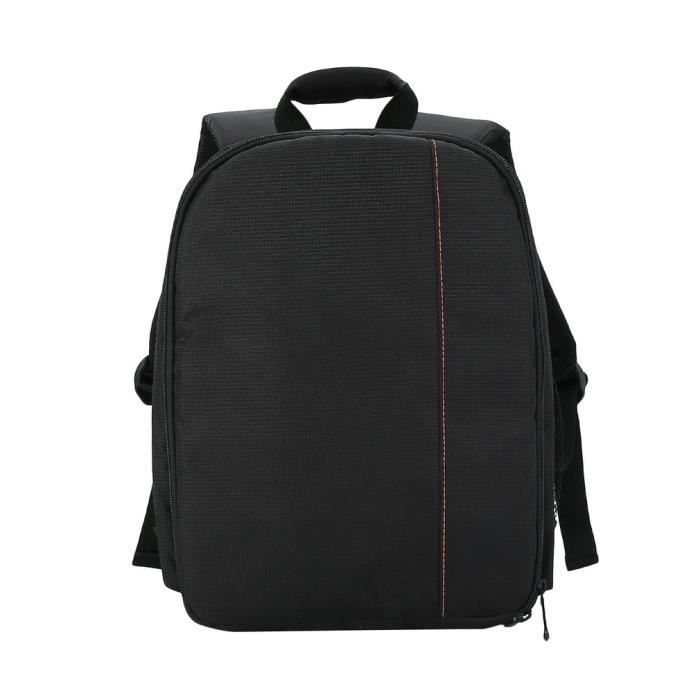 Sac à dos étanche pour objectif DSLR, sac de diviseurs rembourrés réglables, orange