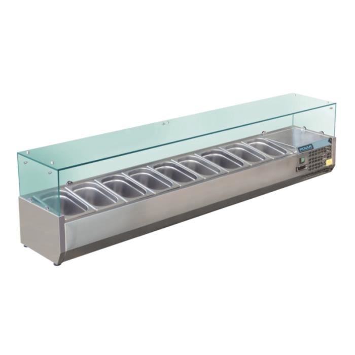 Saladette a Poser 120cm à 200cm - Bacs GN 1/3 - Polar