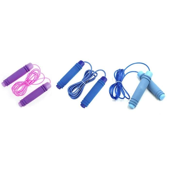 1 PC corde à sauter à équipement d'exercice de saut anti-dérapant poignée en mousse vitesse à pour adultes CORDE A SAUTER