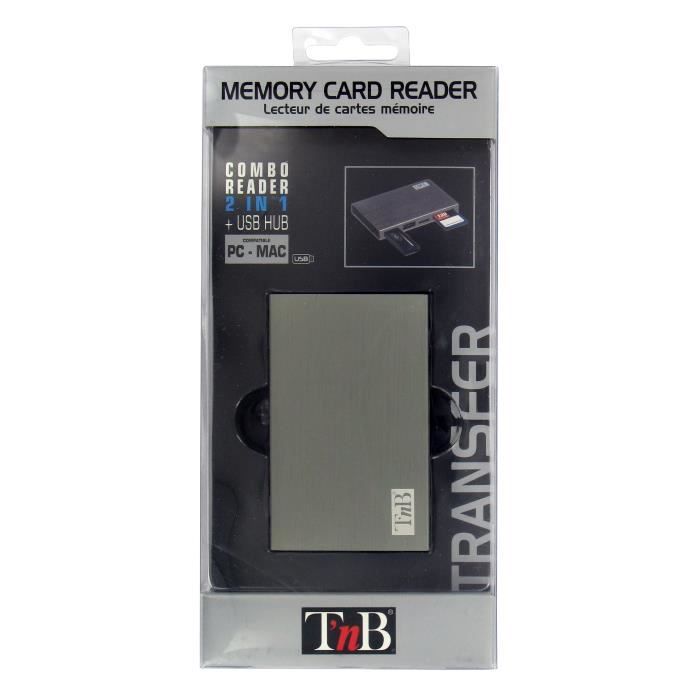 TNB pack hub usb/lecteur de carte SD SDHC MINI SD