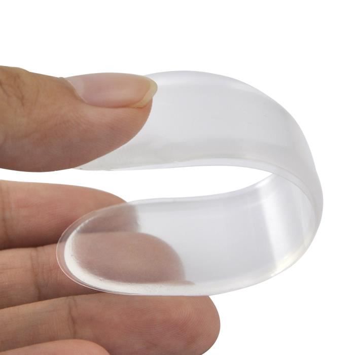 x 3 Paires de Semelles en Gel Silicone Doublures Tampons Soins des Pieds pour Chaussures à Talons