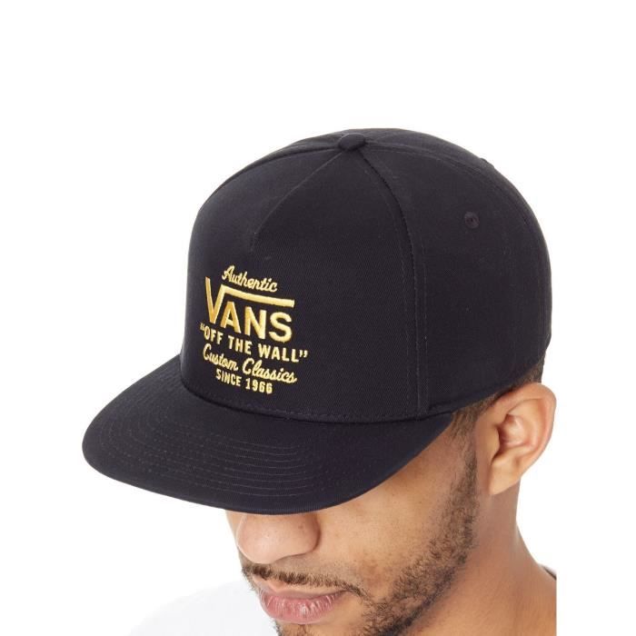 Casquette Snapback Vans Wabash Noir-Zinnia