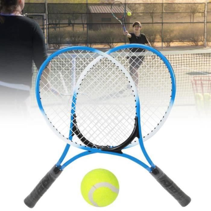 BRUCE17560-Tbest raquette de tennis pour débutants Raquette de tennis pour enfants en alliage de fer - Raquette d'entraînement pou