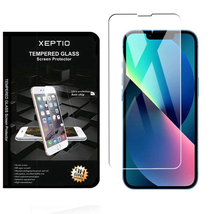 Protection écran Verre Trempé Pour IPhone 16e 16 15 14 13 12 11 Pro Max 8 XR - Transparent