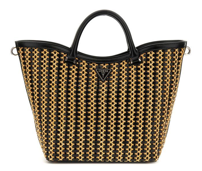 Sac à épaule bandoulière GUESS Atalia Tote Beige et Noir