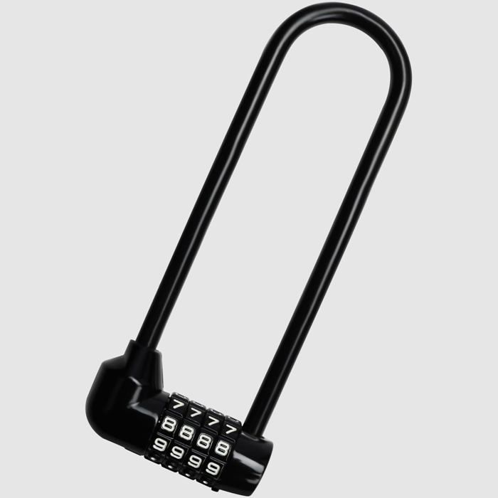 Antivol Vélo en U, Cadenas Vélos à Code 4 Chiffres Combinaison
