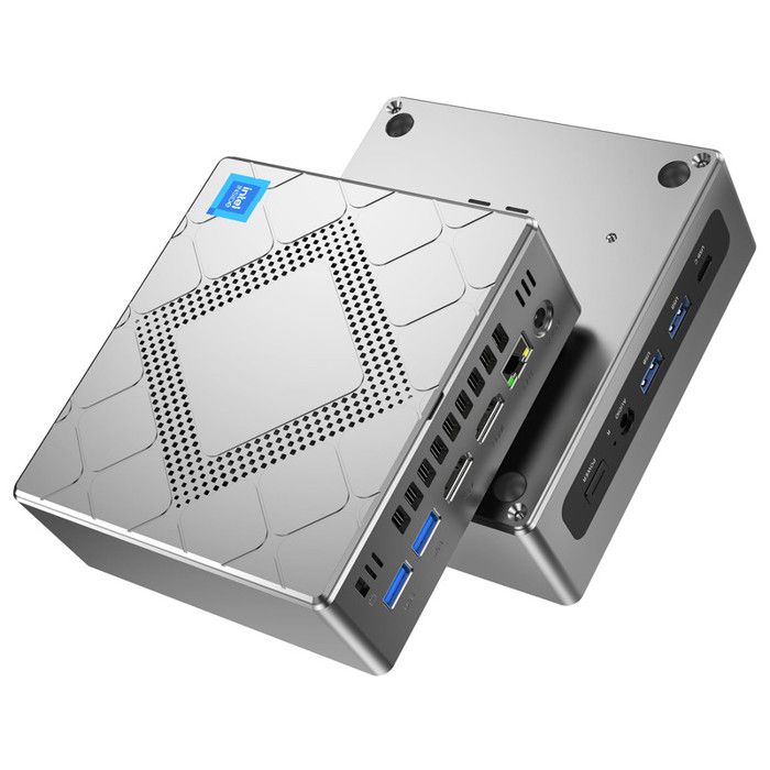 NiPoGi Mini PC Gamer intel Core i5-12600H(45GHz12C/16T)Graphique intel Iris XE-16Go DDR4 512Go SSD Ordinateur de BureauWiFi 6