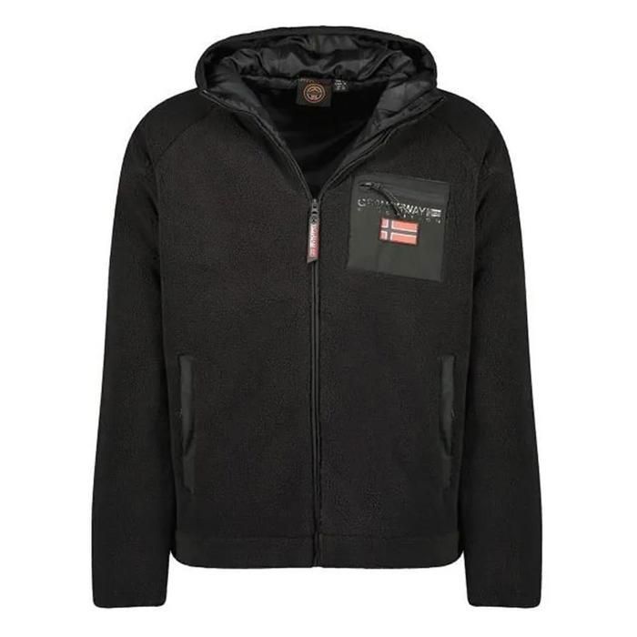 Veste Polaire Noire Homme Geographical Norway Ureversible Veste Polaire Noire Homme Geographical Norway Ureversible