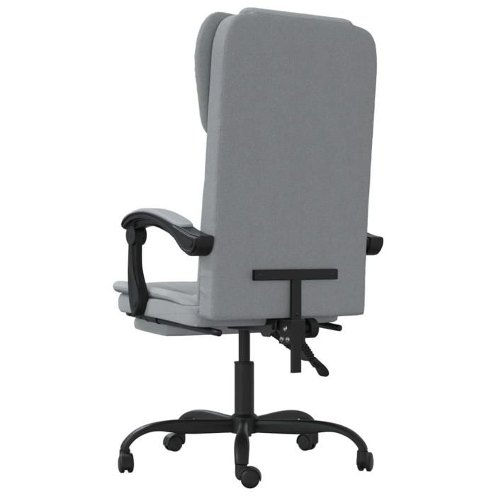 Sale 2026 Fauteuil inclinable de bureau - Chaise simple - Gris clair Tissu - 63x56x(112.5-122) cm DD232 Sale 2026 Fauteuil inclinable de bureau - Chaise simple - Gris clair Tissu - 63x56x(112.5-122) cm DD232