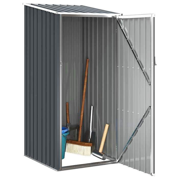 Printemps 2026 SoldesAnthracite Abri de jardin Anthracite 87x98x159 cm Acier galvanisé 2_627980