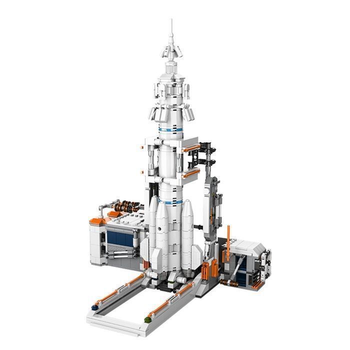 Coffret Construction Navette Spatiale avec Astronautes - Garosa - 1062 Pièces Blocs STEM