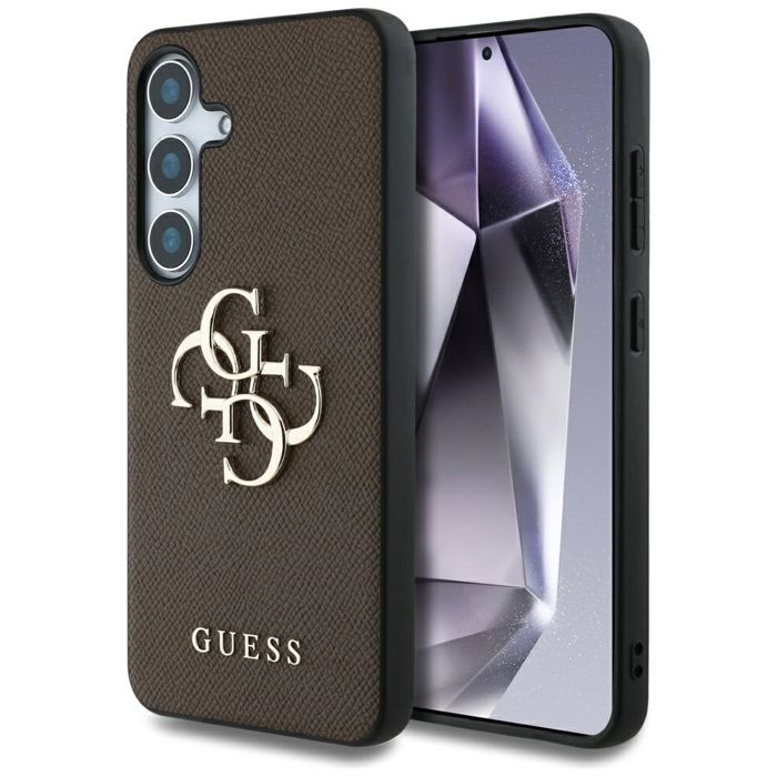 Coque Guess Hardcase 4G Grained Big Logo pour Samsung Galaxy S25