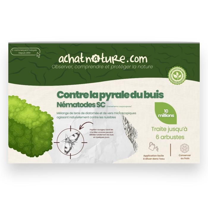 Nématodes SC contre pyrale du buis - 10 millions -