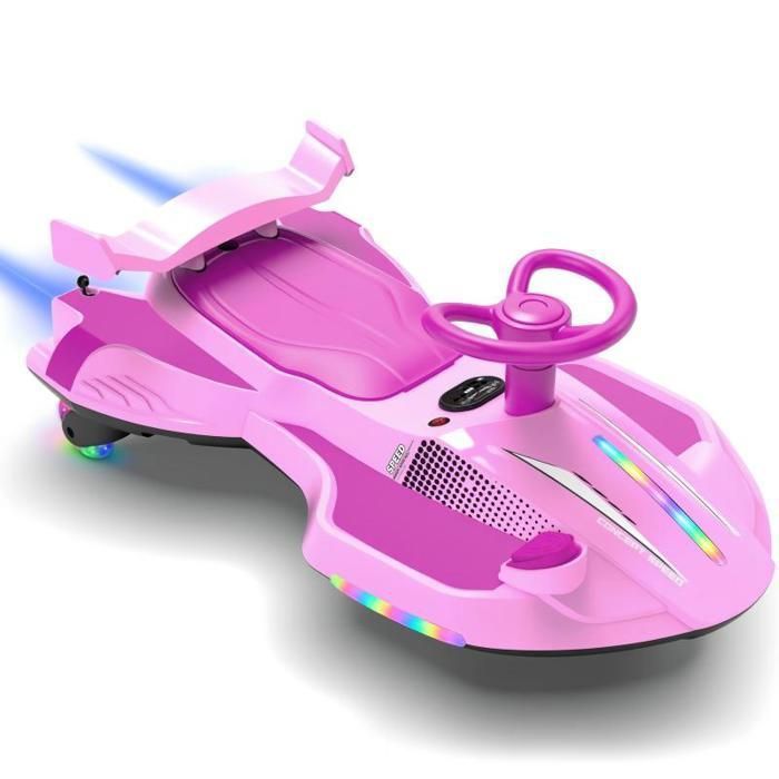 12V 4.5Ah KL-007 Voiture Électrique Enfants pour Enfants - LALAHO - Avec fonction de pulvérisation Rose et violet