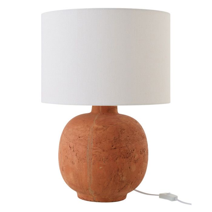Lampe à Poser en Céramique Balle 57cm Terracotta