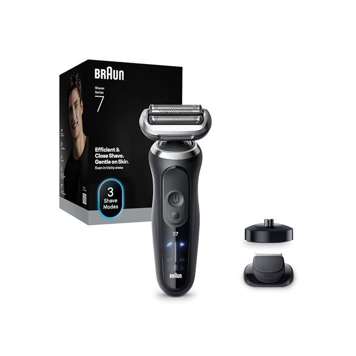 Rasoir électrique BRAUN Series 7 72 N4200cs SkinFlex 360° 3 lames flexibles Étanche 60 min - vue 9