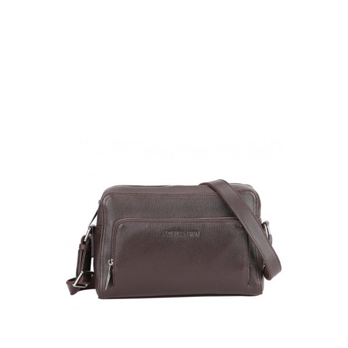 Sac besace homme cuir Arthur et Aston Ref 60557 C Chataigne 26*18*8 cm