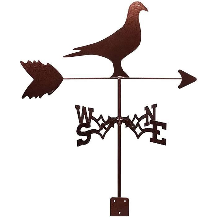 Girouette Sur Le Toit Silhouette De Lion Girouette Rétro En Métal