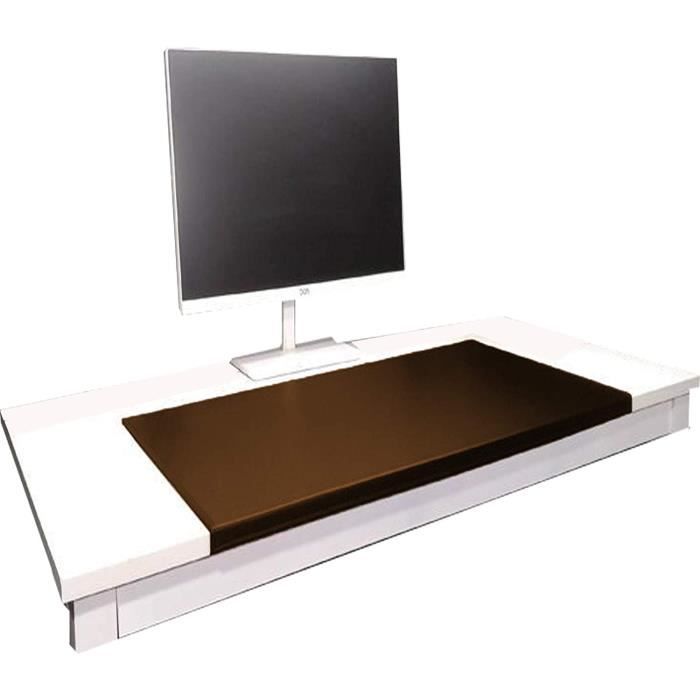 Sous-main De Bureau Avec Protection Des Bords En Cuir Souple Lux 60 X 40 Cm Multifonctionnel Sous-main En Cuir Pour Bureau Souris PC Clavier Pads