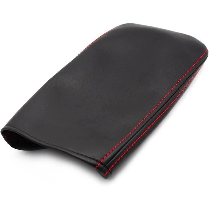 Housse D'accoudoir Voiture - Cuir Microfibre, 30x20 Cm, Avec Poche - Protection Et Confort Pour Conducteur