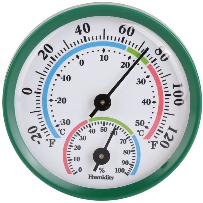 Thermomètre Hygromètre Moniteur De Haute Précision, LCD Avec Temps D