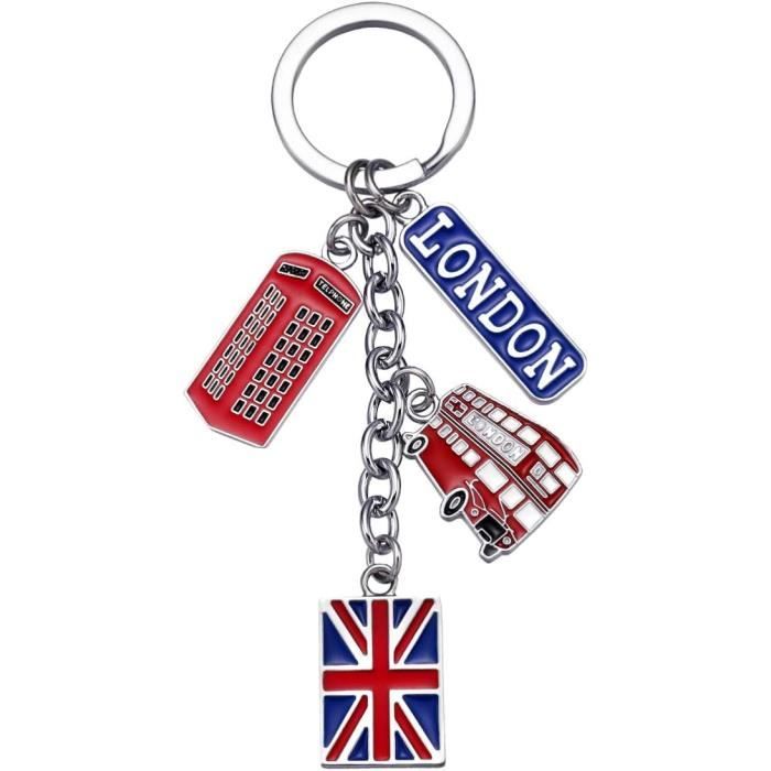 Lot De 3 Porte-Clés Drapeau Canadien - Décoratifs Et Solides En Alliage De Zinc
