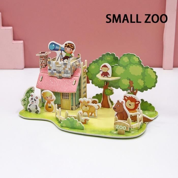 Puzzle 3D en métal, kit de Construction de modèle de Maison de Villa Puzzle 3D en métal, kit de Construction de modèle de Maison de Villa