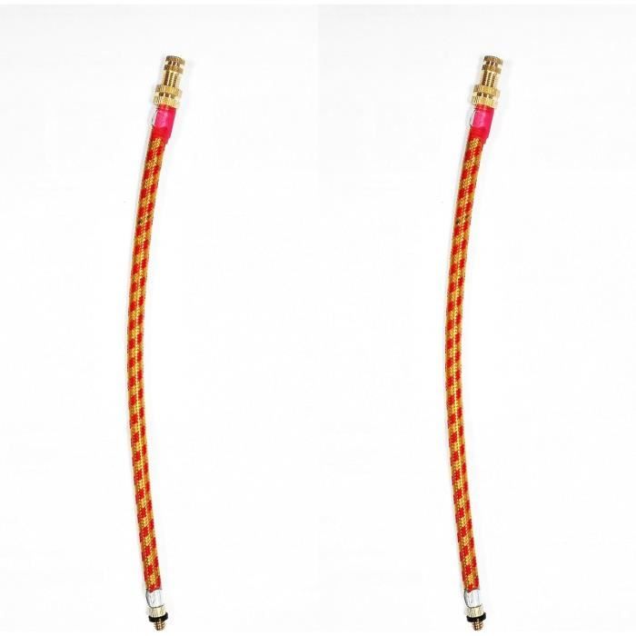 Lot De 2 Raccords Extérieur Droit - Filetage 3/8" - Marque LEM Select - Réf. AM02522PS - Neuf